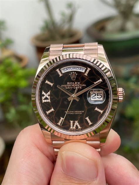 rolex daydate everose